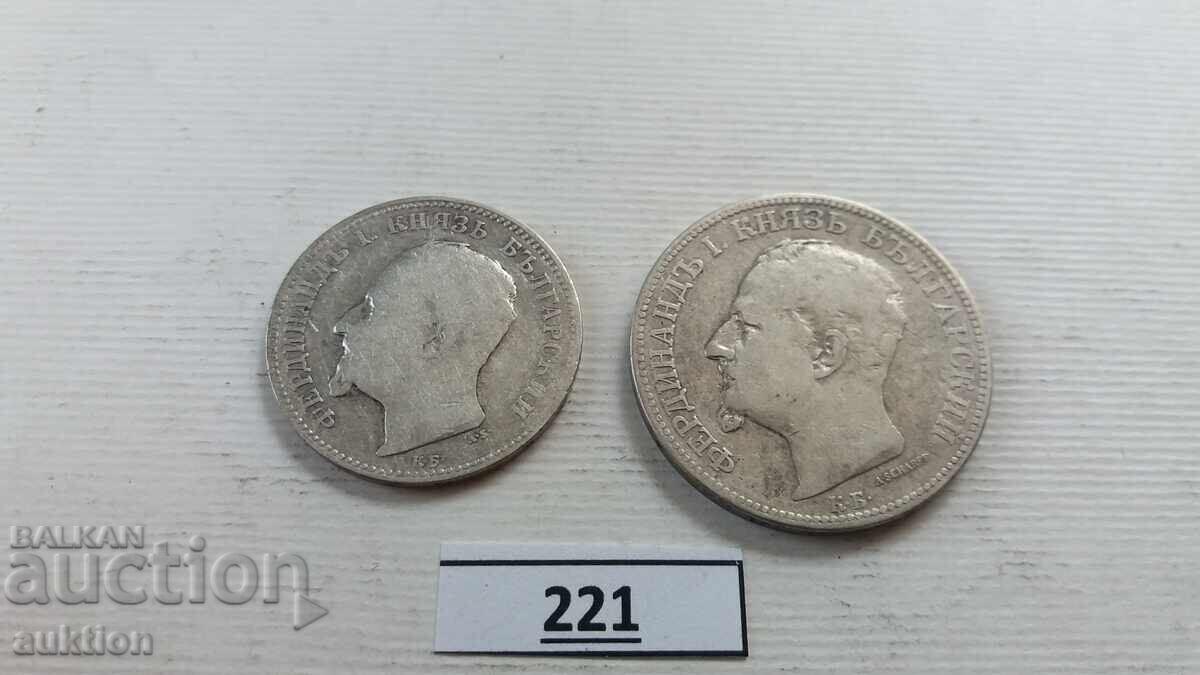 1 I 2 LEVA 1891 ANUL ARGINT - 7 1 I 2 LEVA 1891 ANUL ARGINT - 7