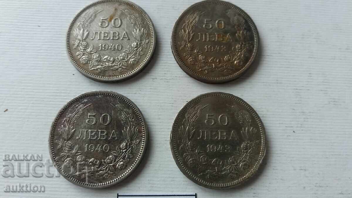 Livrarea 50 LEVA 1940 AN ȘI 50 LEVA 1943 AN FIER 4 BUCĂȚI Livrarea 50 LEVA 1940 AN ȘI 50 LEVA 1943 AN FIER 4 BUCĂȚI