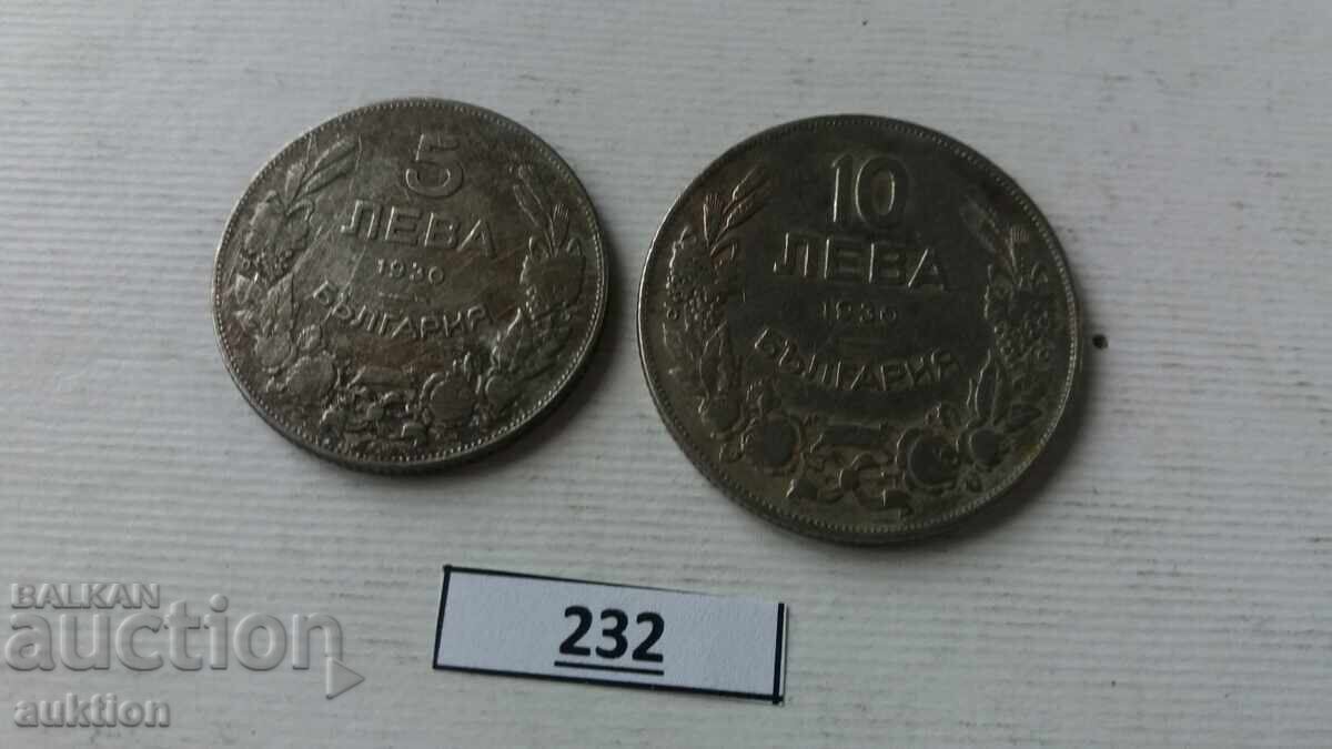 Licitație 5 și 10 leva 1930