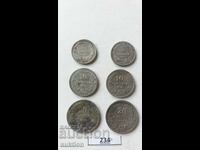 COLLECTION of 5, 10 and 20 Stotinki 1912 and 1913