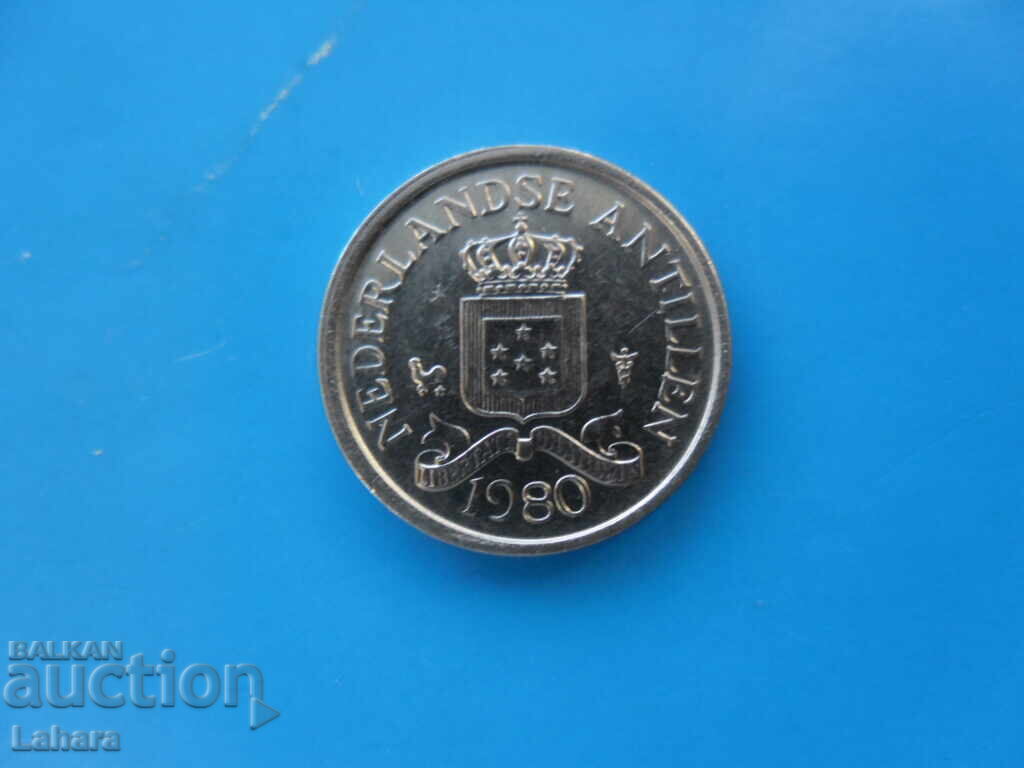 10 цента 1980 г. Холандски антили , Холандия с цена 2.00 лв. | € 1.02