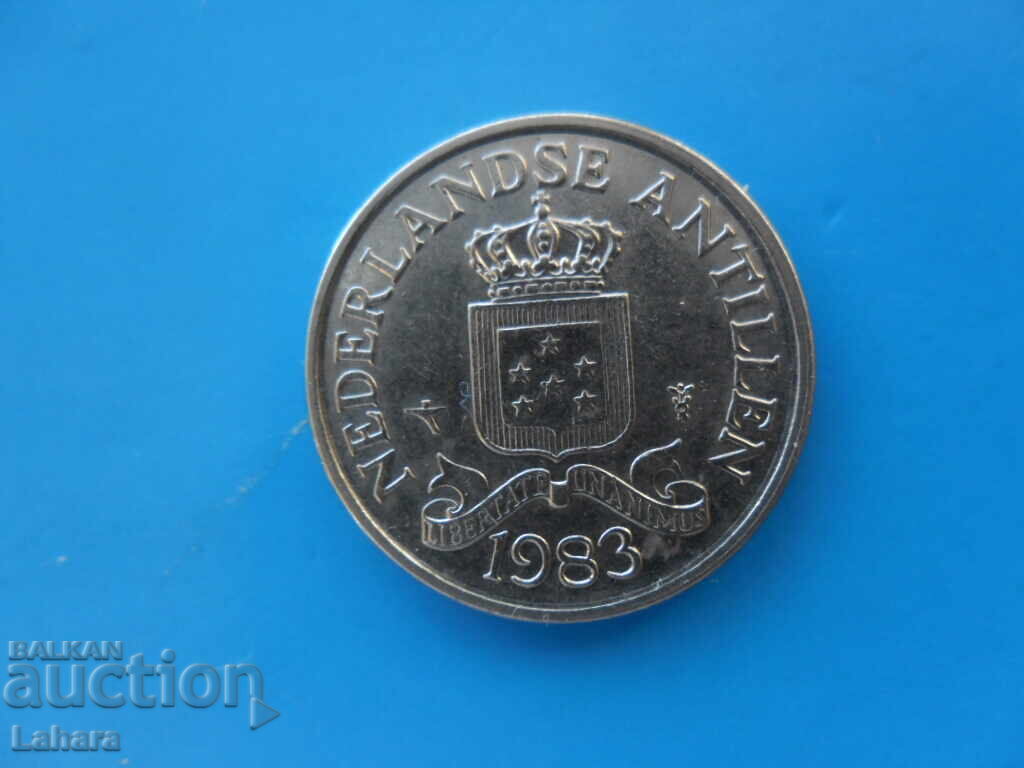25 цента 1983 г. Холандски антили , Холандия с цена 2.00 лв. | € 1.02
