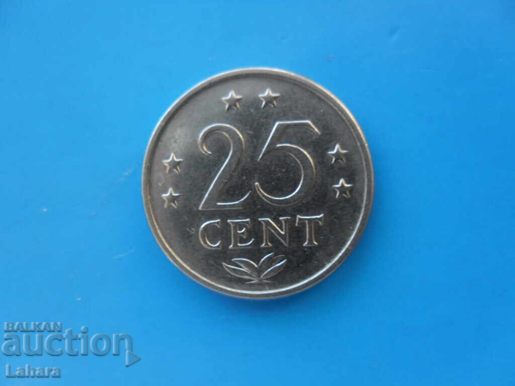 25 цента 1983 г. Холандски антили , Холандия