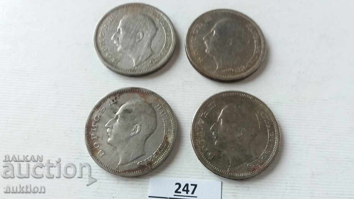 50 LEVA 1940 and 1943, 4 pieces - 6