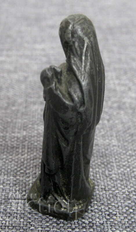 Δημοπρασία Παλιά κεραμική φιγούρα αγαλματίδιο Αγίας Οντίλιας