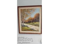 Pictură originală în ulei. Pe pânză