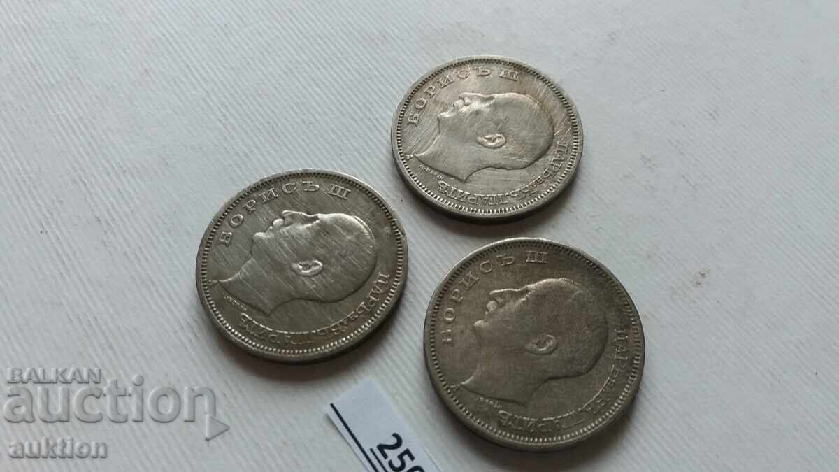 3 pieces of 50 LEVA 1940 and 1943 - 6