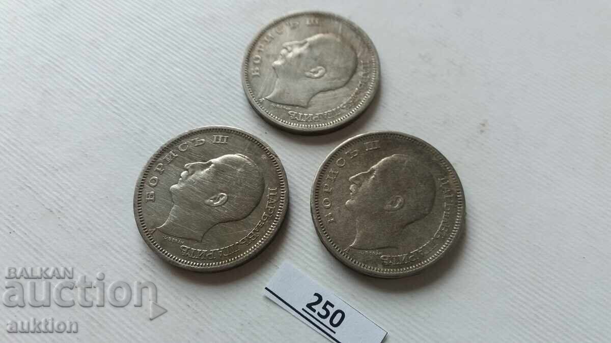 3 pieces of 50 LEVA 1940 and 1943 - 7