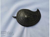 Revival-era buckle, buckle, half-piece