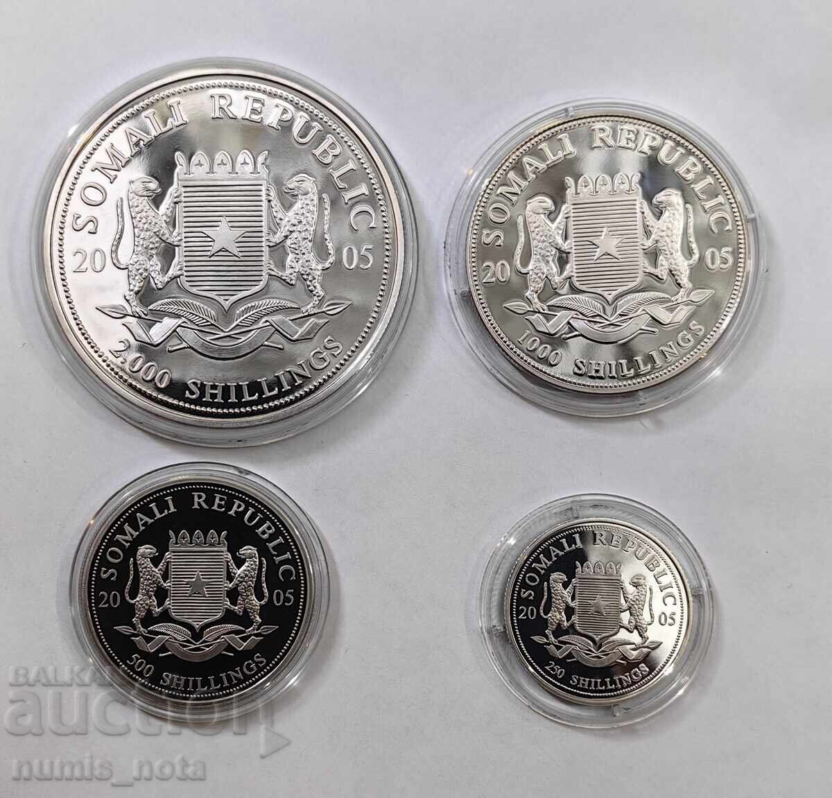 Delivery of African Elephant 2005. Extremely Rare Set Delivery of African Elephant 2005. Extremely Rare Set