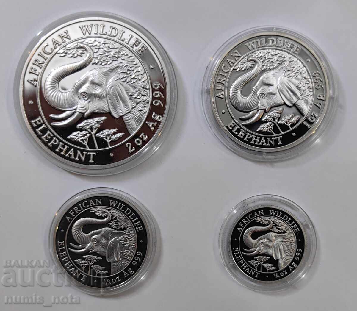 African Elephant 2005. Extremely Rare Set - 7 African Elephant 2005. Extremely Rare Set - 7