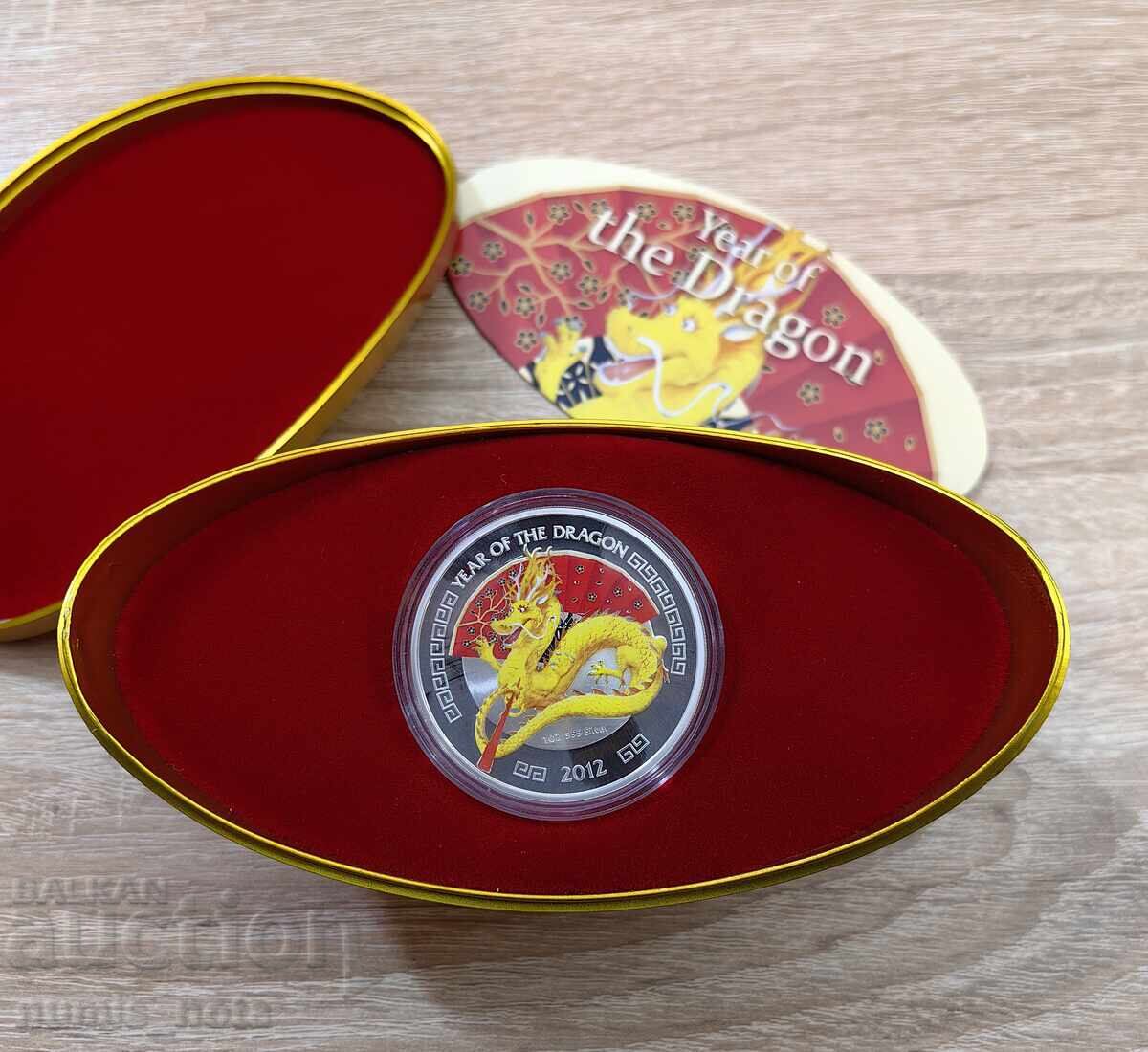 2 Dollars 2012 Niue - Year of the Dragon - 6