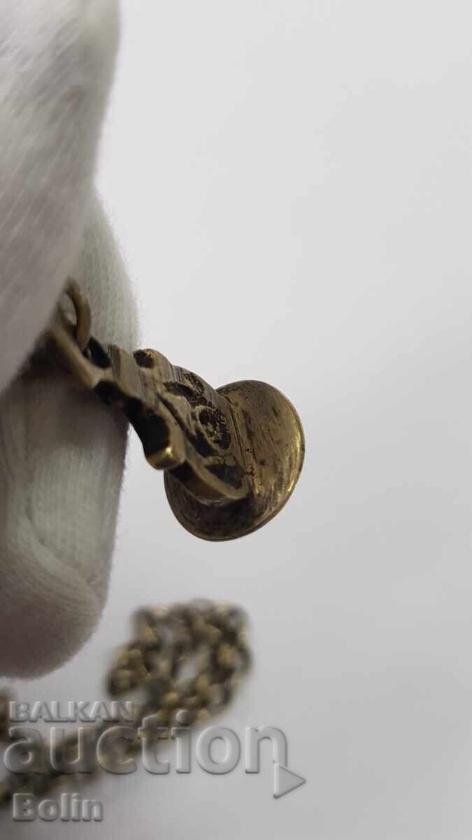 Rar timbru bulgăresc de renaștere cu pasăre și coroană N.S 1864 - 6 Rar timbru bulgăresc de renaștere cu pasăre și coroană N.S 1864 - 6