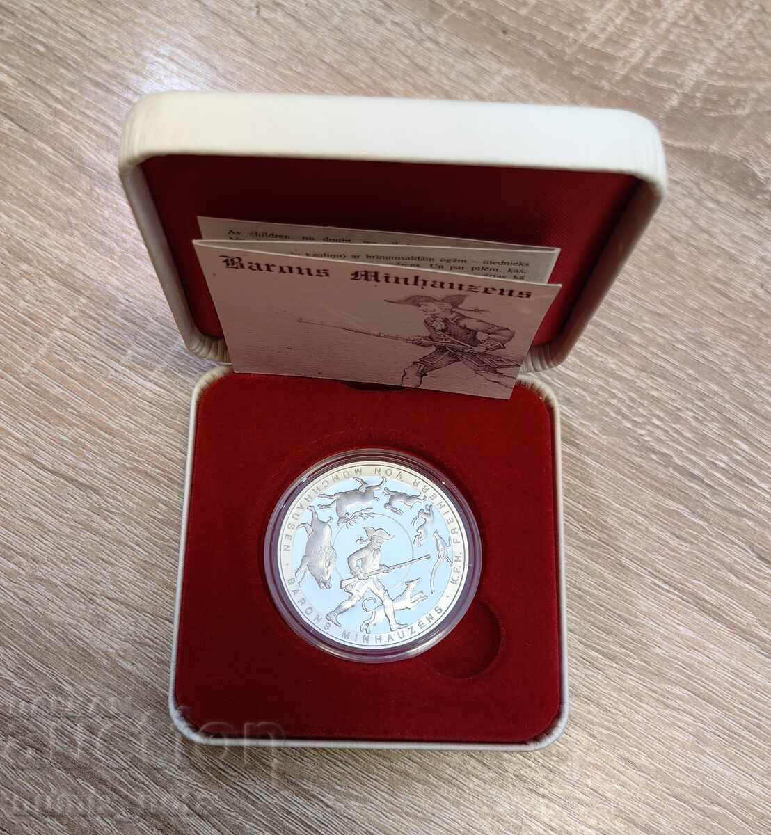 Livrarea 100 santimi 2005 Letonia - Baronul Münchhausen Livrarea 100 santimi 2005 Letonia - Baronul Münchhausen