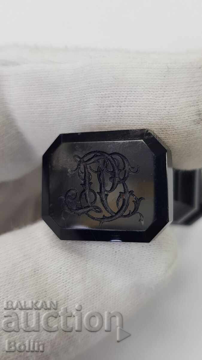 Delivery of Rare and very beautiful agate stone seal 19th century