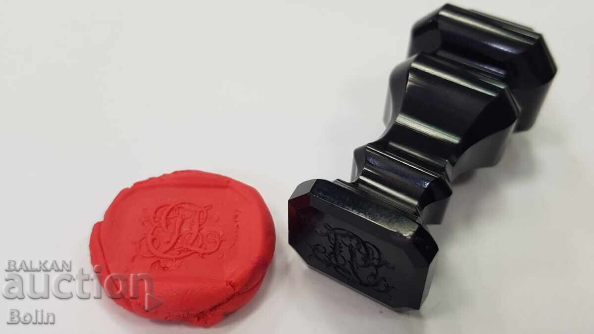 Rare and very beautiful agate stone seal 19th century