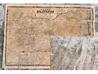 1904 VLAHOV HARTĂ MARE BULGARIA STATUL MAJOR GENERAL BULGAR