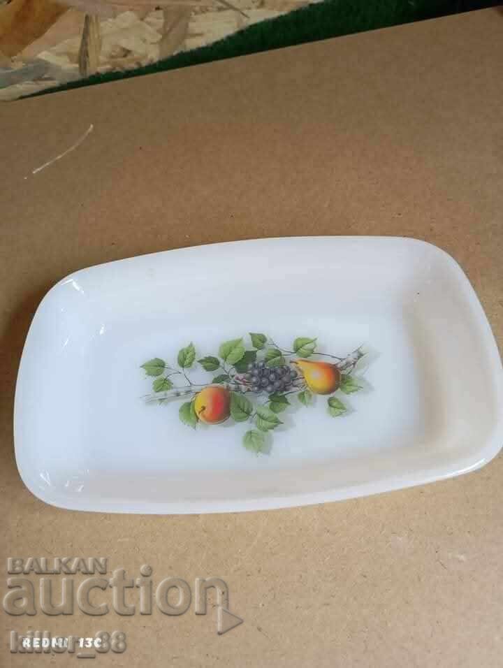 Фруктиера млечно стъкло