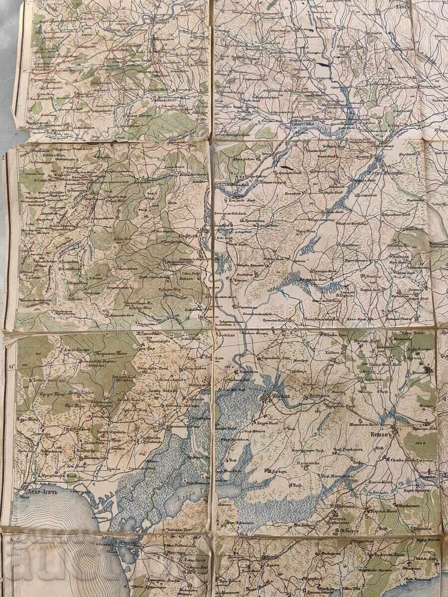 Livrarea HARTA VECHE DIDIMOTEICHA DEDEAGAC DEDEAGACI REGATUL BULGARIEI