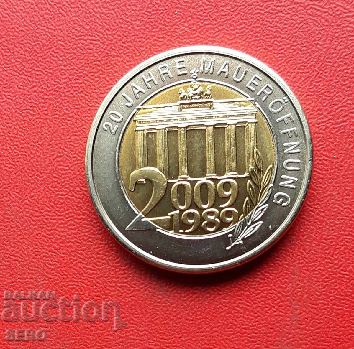 Medal - Germany 2009 - 20 Years of the Reunification of the FRG and GDR