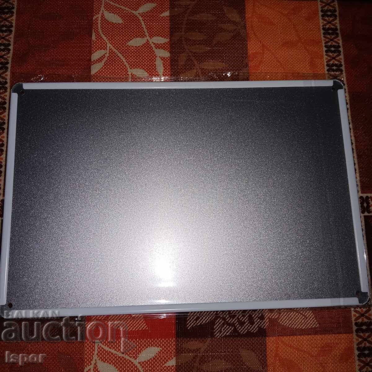 Metal plate with price 20.00 BGN | € 10.23 Metal plate with price 20.00 BGN | € 10.23