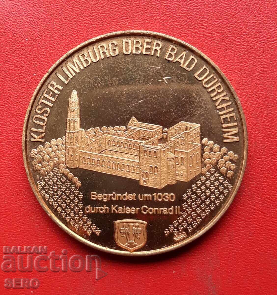 Μετάλλιο-Γερμανία-Ρηνανία-Παλατινάτο-Bad Dürkheim με τιμή 5.00 BGN | € 2.56