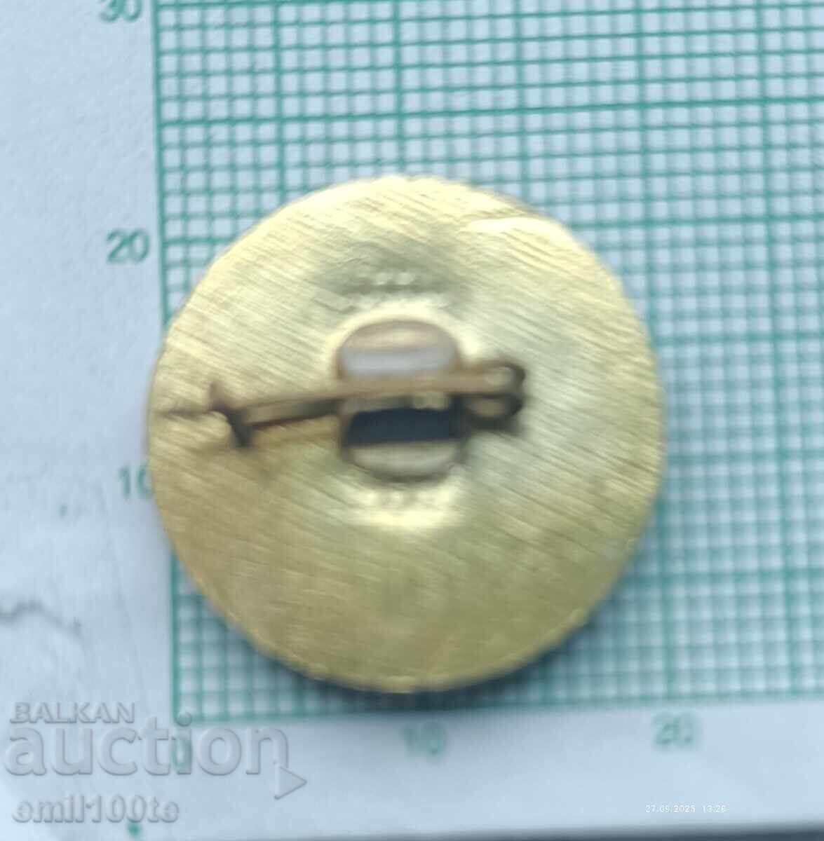 Delivery of Badge - Tournament Herald People's Youth Athletics Sofia 84