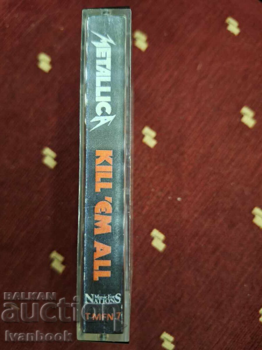 Caseta audio - Metallica cu preț 3.00 BGN | € 1.53 Caseta audio - Metallica cu preț 3.00 BGN | € 1.53