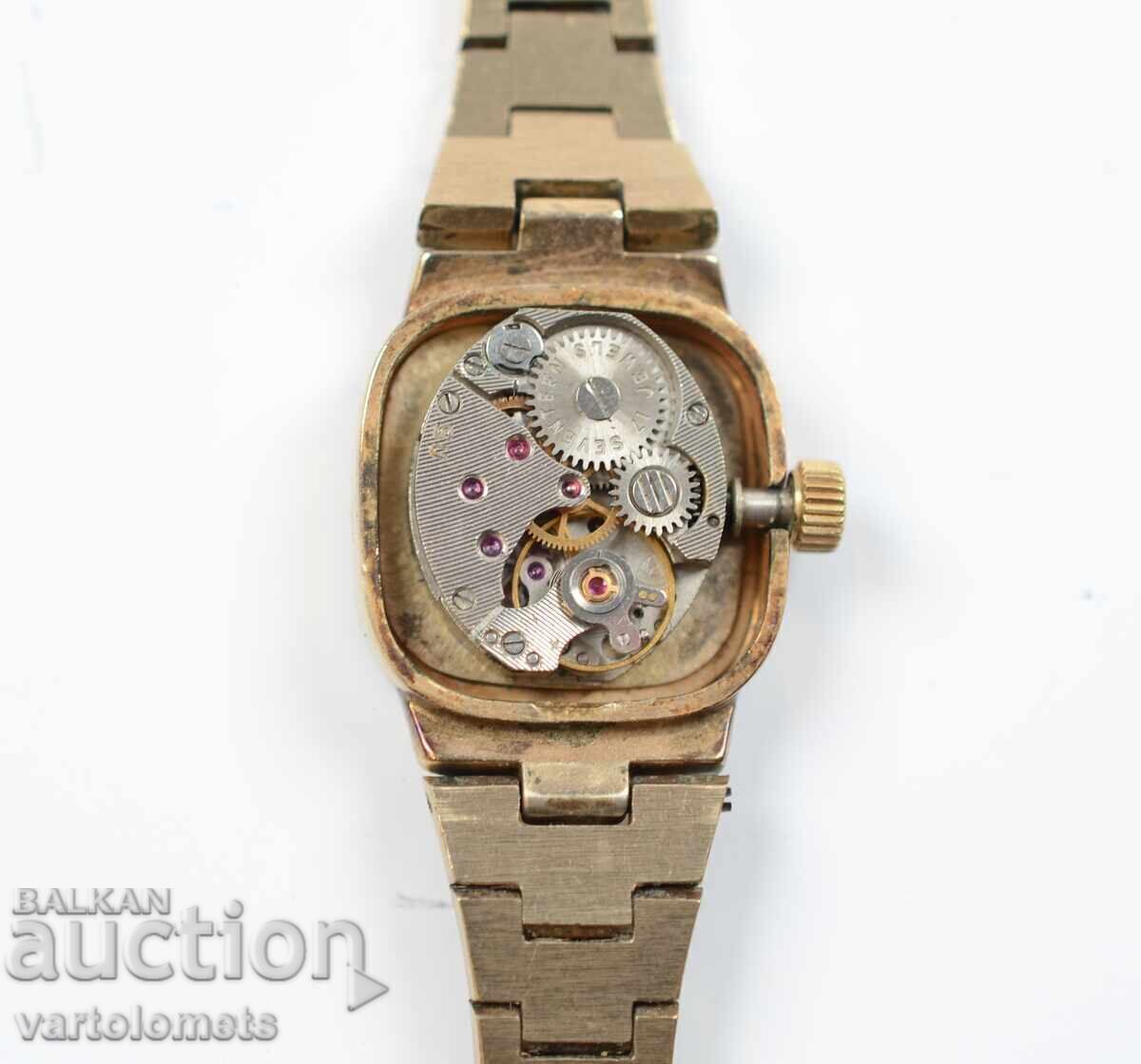 Delivery of Women's watch SEKONDA USSR with gold plating AU 5 Mk - not working Delivery of Women's watch SEKONDA USSR with gold plating AU 5 Mk - not working