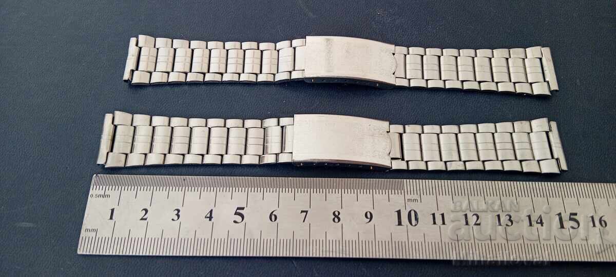 Lot of 2 watch straps 18 mm new with price 7.50 BGN | € 3.83