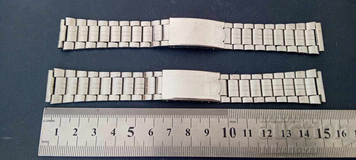 Lot of 2 watch straps 18 mm new