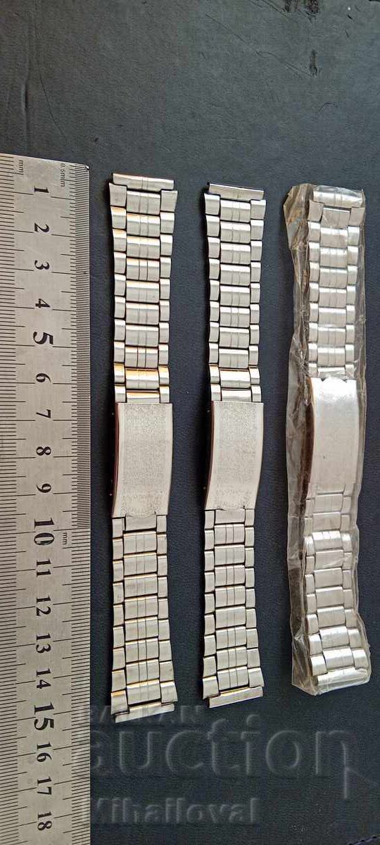 Δημοπρασία Λοτ 3 τμχ. λουράκια ρολογιού 18 χιλ. καινούργια Δημοπρασία Λοτ 3 τμχ. λουράκια ρολογιού 18 χιλ. καινούργια