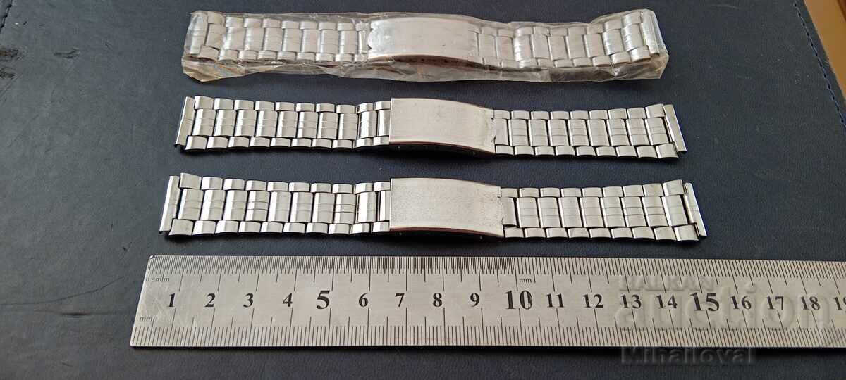 Λοτ 3 τμχ. λουράκια ρολογιού 18 χιλ. καινούργια Λοτ 3 τμχ. λουράκια ρολογιού 18 χιλ. καινούργια