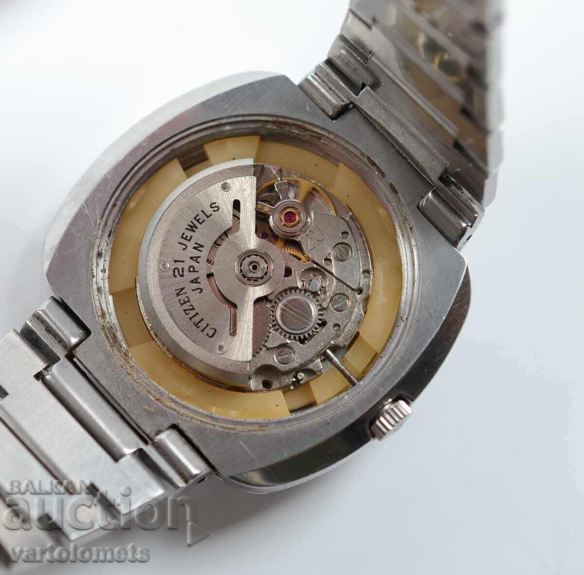 Παράδοση Ανδρικό ρολόι CITIZEN AUTOMATIC - λειτουργεί