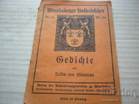 Carte veche - proză în versuri în limba germană