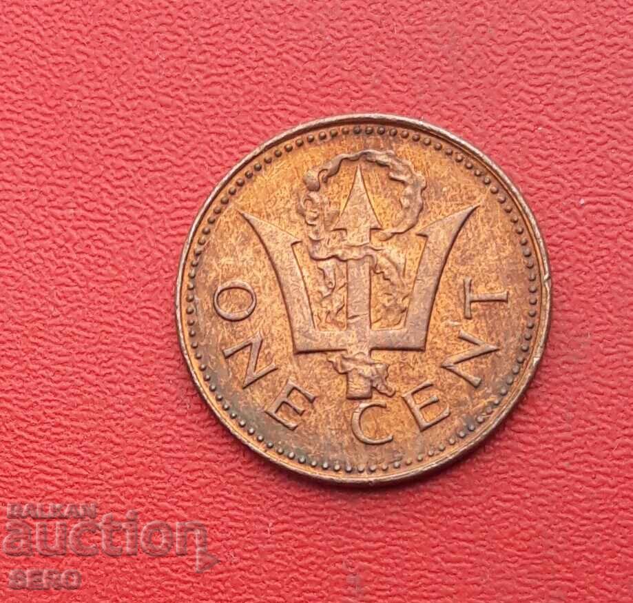 Νήσος Μπαρμπάντος - 1 σεντ 1980 Νήσος Μπαρμπάντος - 1 σεντ 1980