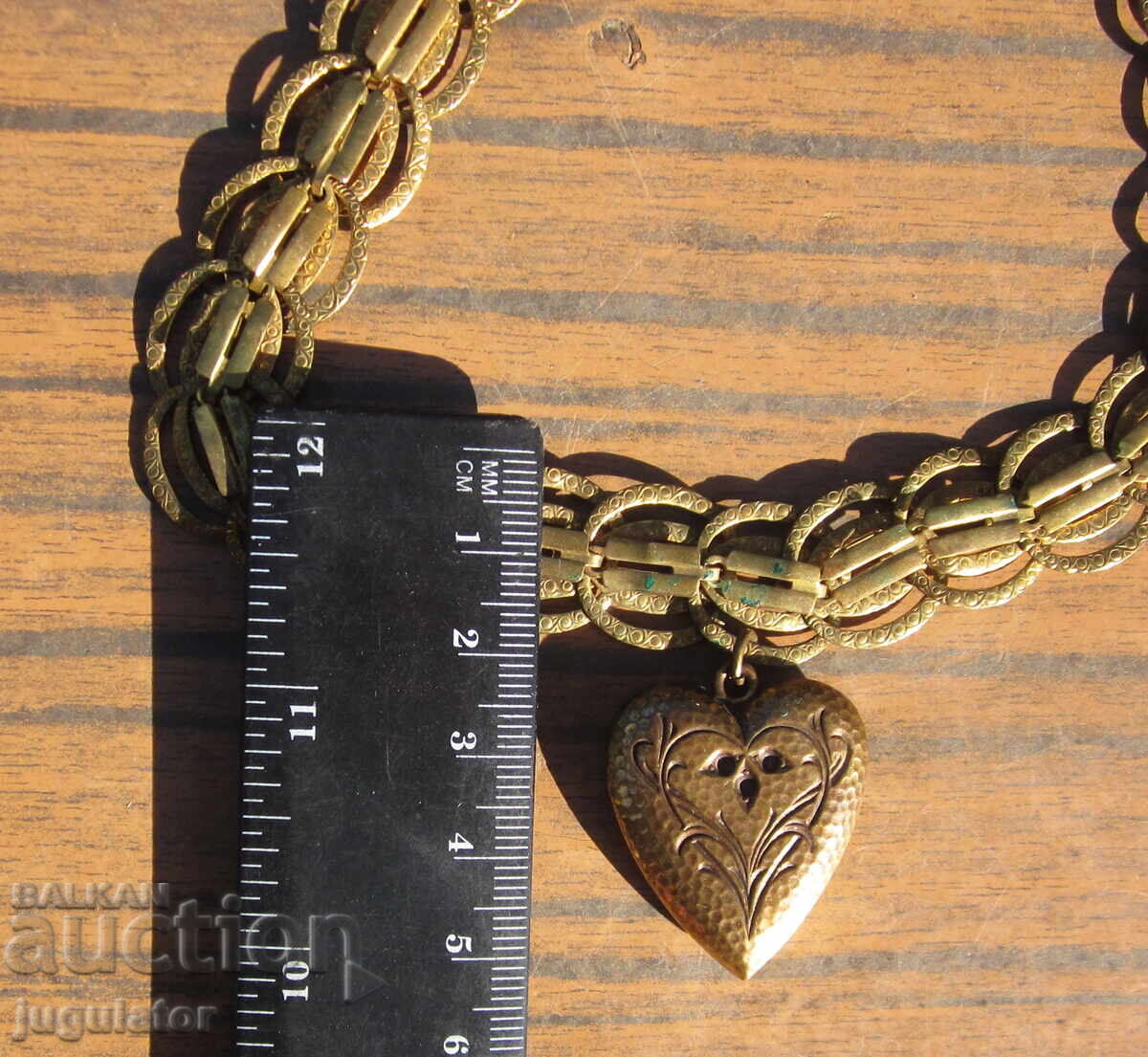 Αρχαίο βουλγαρικό αναγεννησιακό λαϊκό κόσμημα αλυσίδα - 7