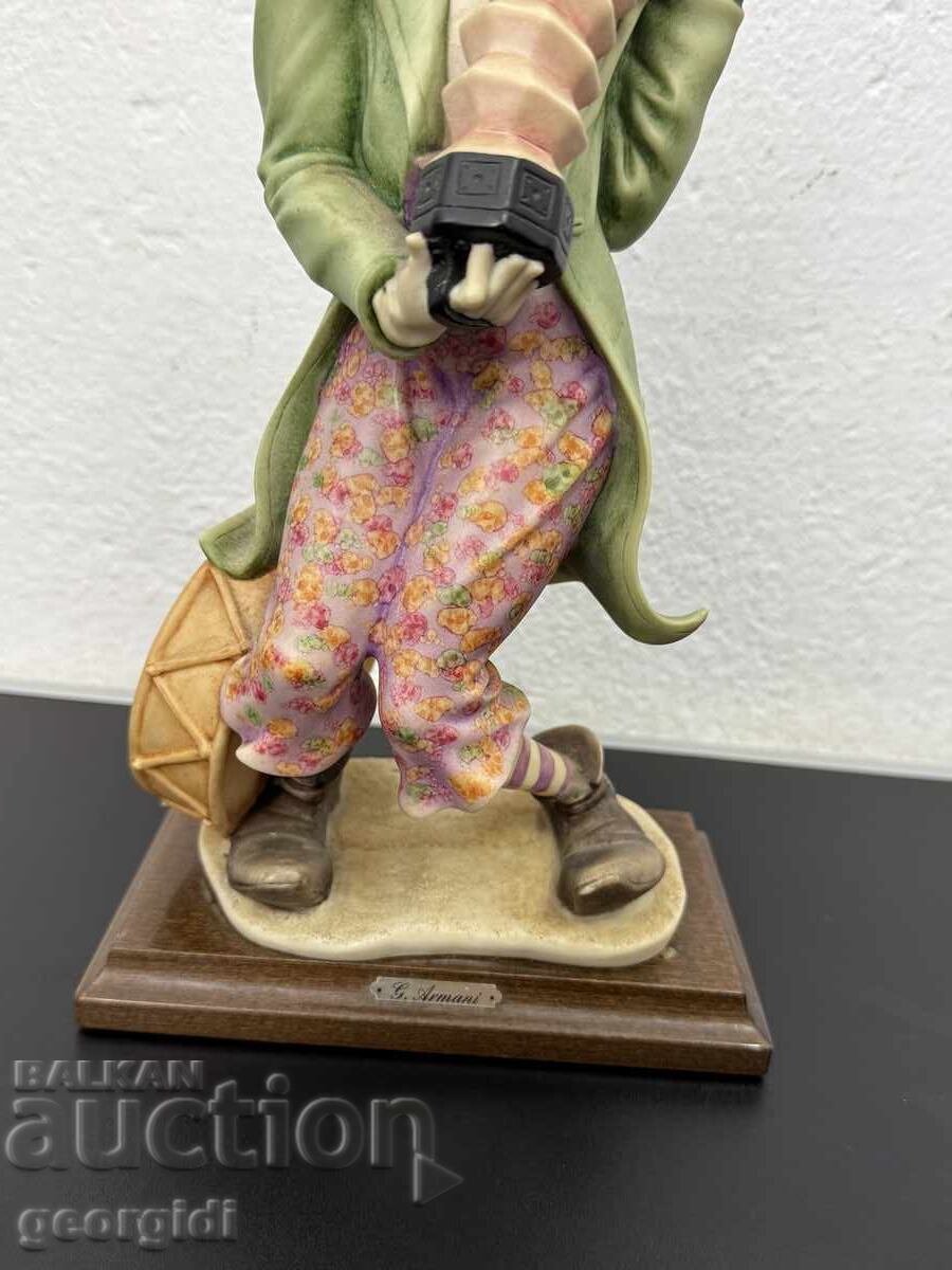 Δημοπρασία Στατούετα κλόουν Τζουζέπε Αρμάνι με ακορντεόν. Νο. 7413