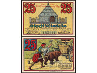 ❤️ ⭐ Γερμανία Rinteln 1920 25 πφένιγκ UNC νέα ⭐ ❤️