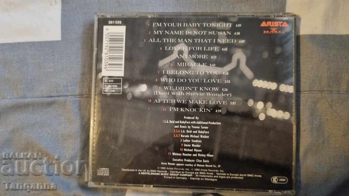 Original Whitney Houston CD with price 15.00 BGN | € 7.67