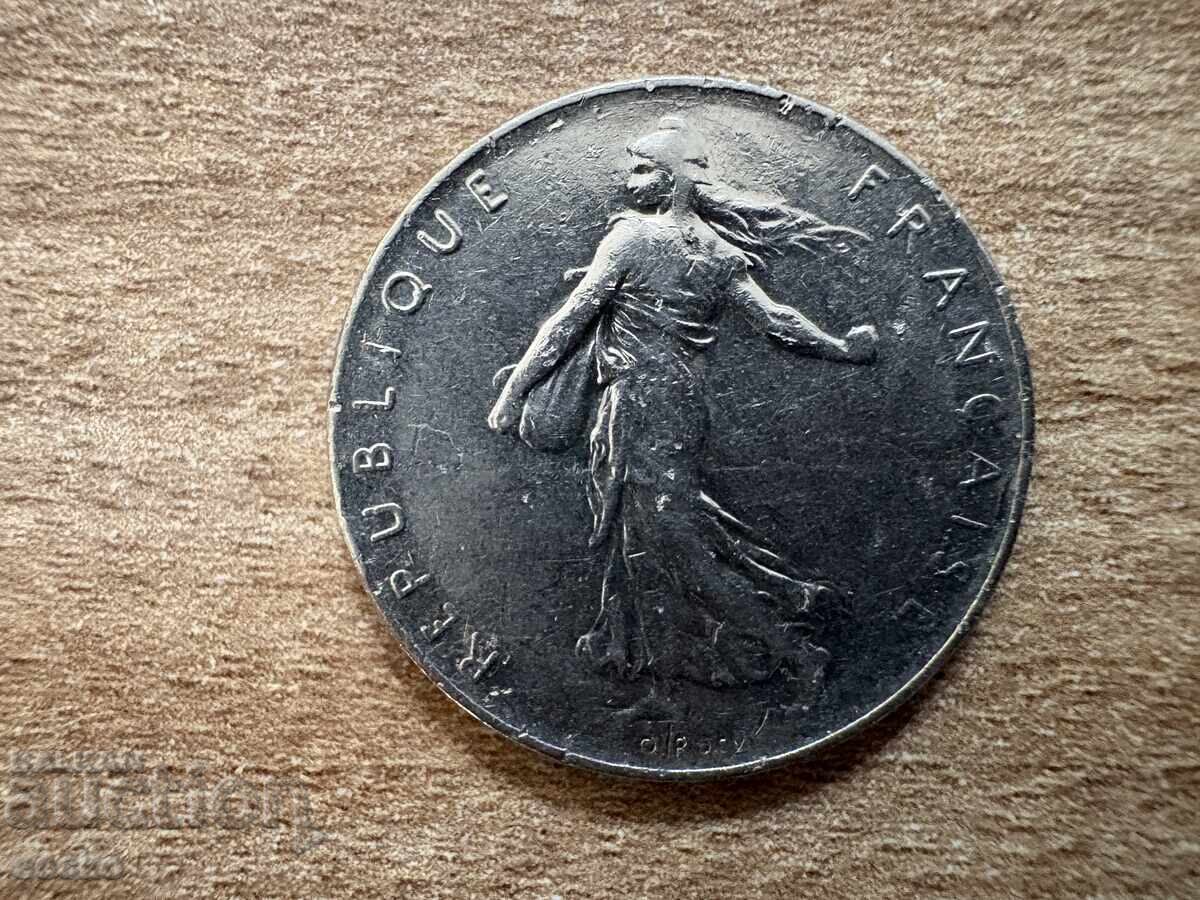 Franța - 1 franc (1975) cu preț 0.30 BGN | € 0.15