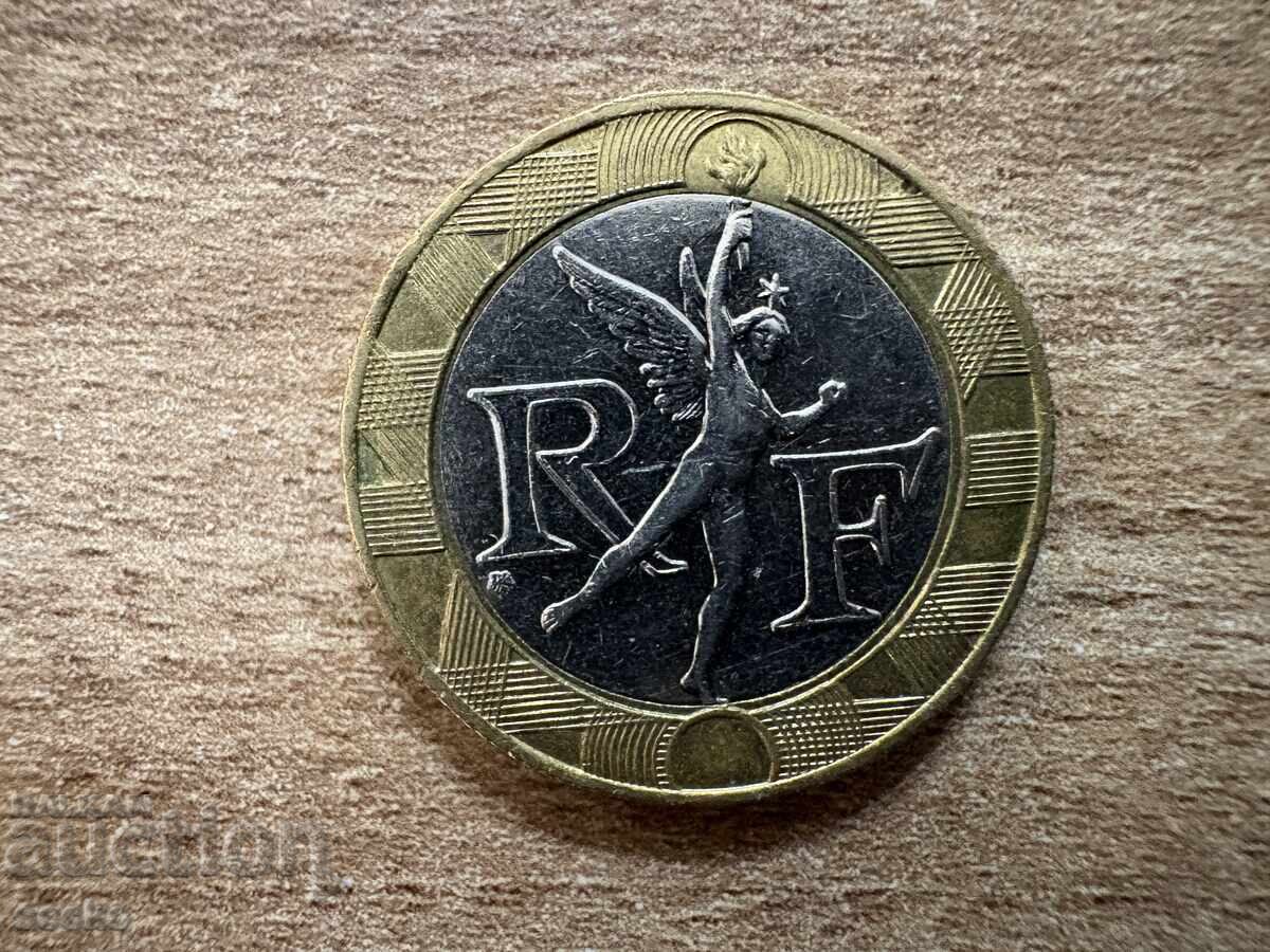 Франция - 10 франка (1991) с цена 0.25 лв. | € 0.13 Франция - 10 франка (1991) с цена 0.25 лв. | € 0.13