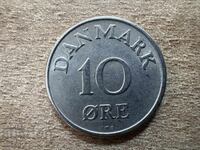 Danemarca - 10 øre (1955)
