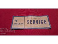 BALKAN - SERVICE - Calls loudly, sleeps!