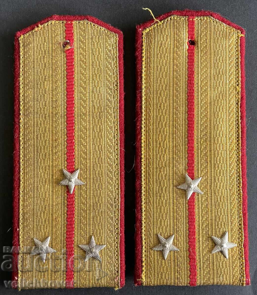 Bulgaria lot shoulder boards bullion Senior Lieutenant 1960s Bulgaria lot shoulder boards bullion Senior Lieutenant 1960s