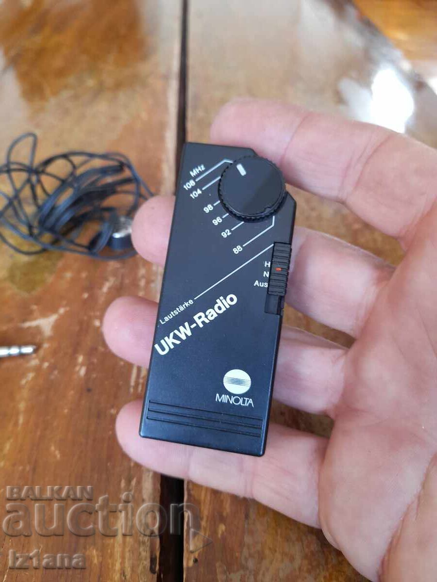 Old radio, Minolta radio receiver with price 80.00 BGN | € 40.90