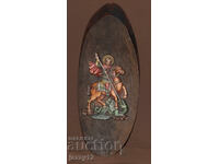 Icoană în relief Sfântul Gheorghe Biruitorul