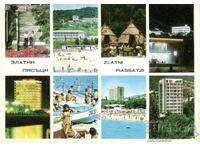 Carte poștală veche - Nisipurile de Aur, Mix