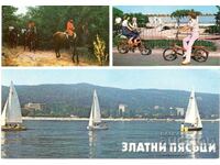 Carte poștală veche - Nisipurile de Aur, Mix