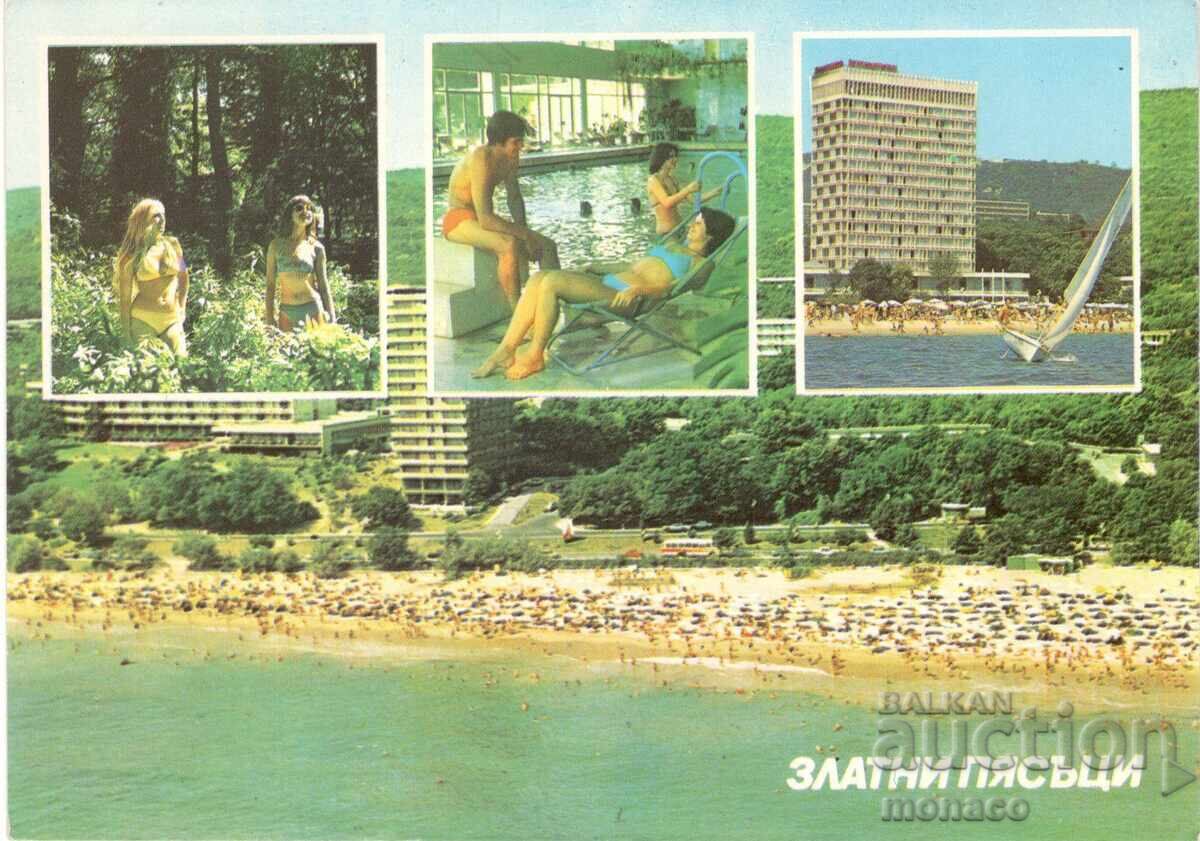 Carte poștală veche - Nisipurile de Aur, Mix